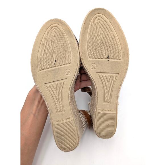 Azura by Spring Step Lia Espadrille Wedge Sandal Women's Brown Size US8.5 EU39 - Picture 7 of 11